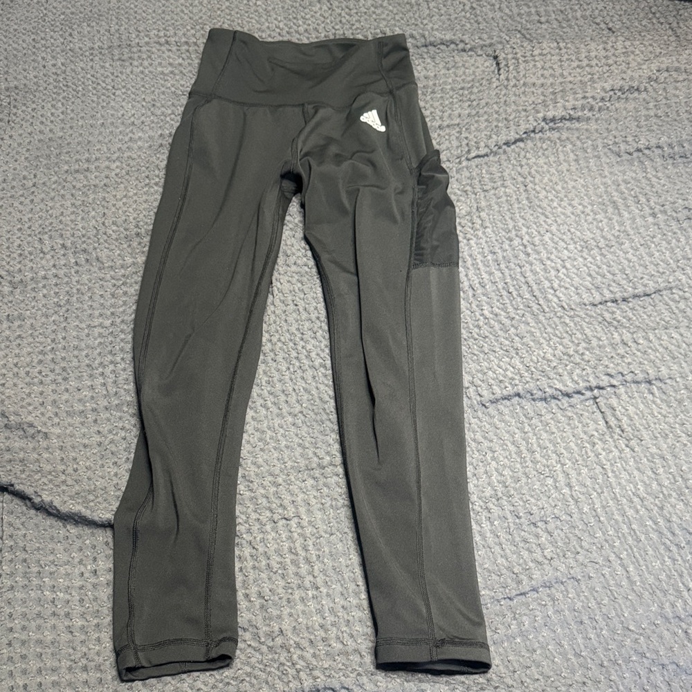 Adidas Kids Charcoal Leggings